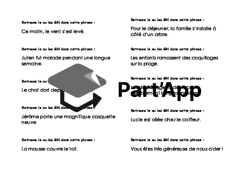Retrouver Part'App | Retrouver le ou les GN